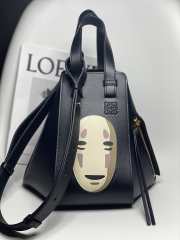 Uubags | Loewe x Spirited Away No Face Kaonashi Hammock Bag Black Ghibli 29x26x14cm - 1