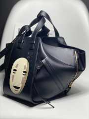 Uubags | Loewe x Spirited Away No Face Kaonashi Hammock Bag Black Ghibli 29x26x14cm - 2