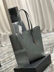 Uubags | YSL Supple East/West Tote Bag In Grey 32.5x35x10.5cm - 2