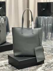 Uubags | YSL Supple East/West Tote Bag In Grey 32.5x35x10.5cm - 6