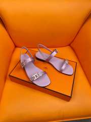 Uubags| Hermes sandal in purple  - 1