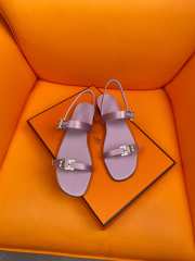 Uubags| Hermes sandal in purple  - 4