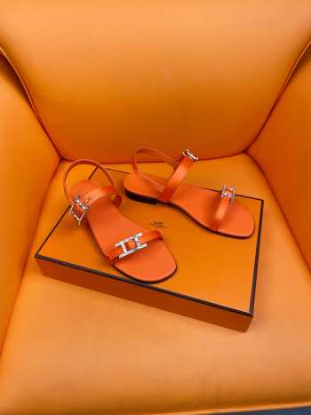 Uubags| Hermes sandal in orange