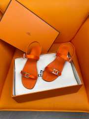 Uubags| Hermes sandal in orange - 6