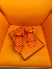 Uubags| Hermes sandal in orange - 4