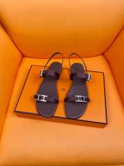 Uubags| Hermes sandal in brown - 4