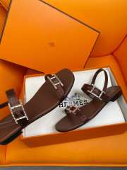 Uubags| Hermes sandal in brown - 3