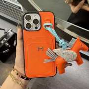 Uubags | Hermes phone case in orange - 1