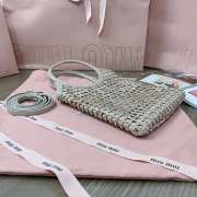 Uubags | Miu Miu Starlight Crystal Mini Tote bag in pink 20x24cm - 6