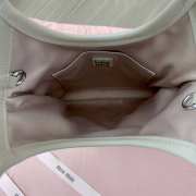 Uubags | Miu Miu Starlight Crystal Mini Tote bag in pink 20x24cm - 5