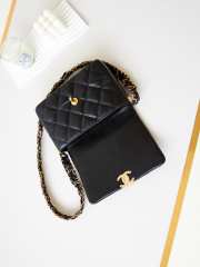 Uubags | Chanel AS4423 Mini Flap Bag In Black 13.5x20.5x5cm - 6