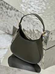 Uubags | Prada Cleo shoulder bag pewter green 27x20x7cm - 6