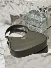 Uubags | Prada Cleo shoulder bag pewter green 27x20x7cm - 2