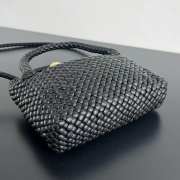 Uubags | Bottega Veneta Mini Tosca Black Leather Bag 20x15.5x7cm - 4