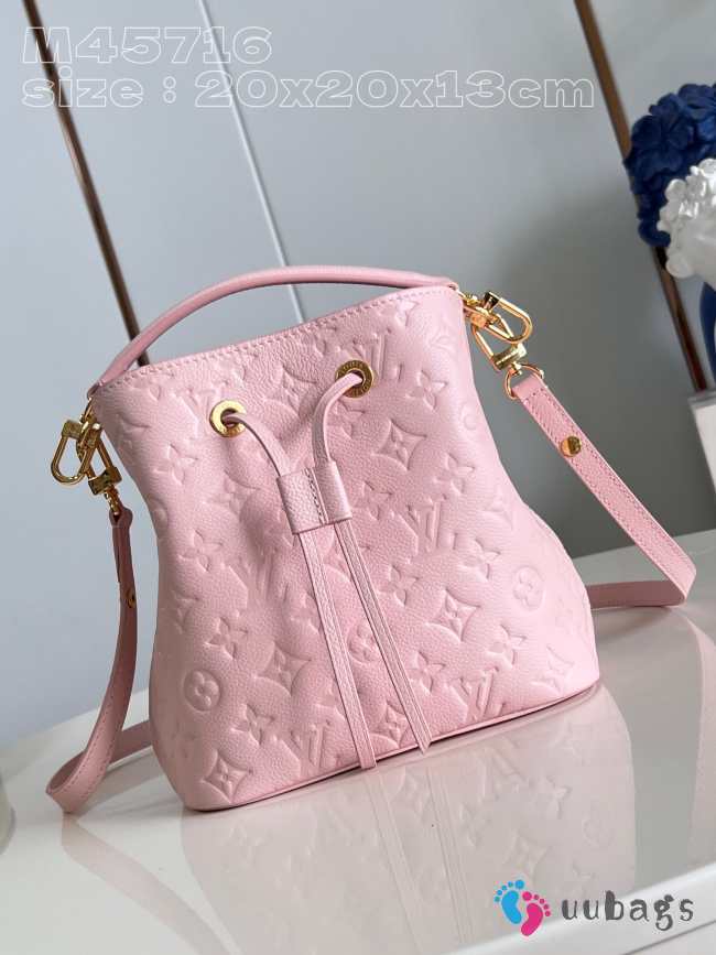 Uubags | Louis Vuitton M47038 Reserve Neonoé BB bag in opal pink 20x20x13cm - 1