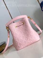 Uubags | Louis Vuitton M47038 Reserve Neonoé BB bag in opal pink 20x20x13cm - 6