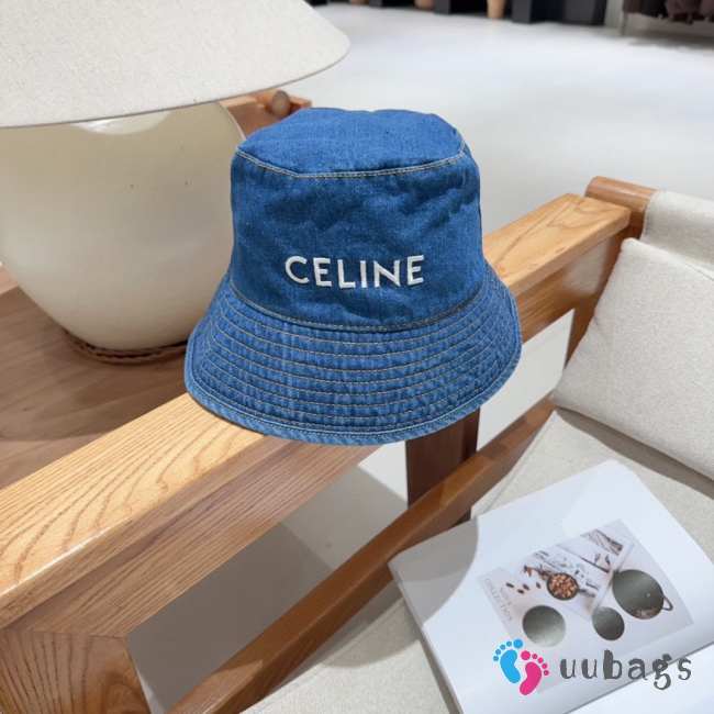 Uubags | Celine blue denim hat - 1