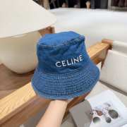 Uubags | Celine blue denim hat - 3