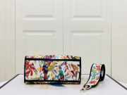 Uubags | Dior Lady D-lite Bag White Multicolor Toile de Jouy Fantastica Embroidery - 2