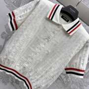 Uubags | Balmain Polo knit cardigan in white  - 3