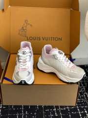 Uubags | Louis Vuitton Run 55 Trainers 'Pink' 1ABVIO Sneaker - 4