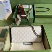 Uubags | Gucci Dionysus Small Shoulder Bag In Beige 25x14x4cm - 3