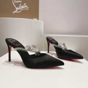 Uubags | Christian Louboutin Katie stiletto with a pointed toe in black 7cm - 1