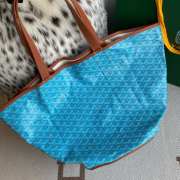 Uubags | Goyard Reversible Belharra White Coated Canvas Tote Bag 57x27x35cm - 4