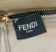 Uubags | Fendi Peekaboo shoulder bag in beige 24x10.5x18.5cm - 6