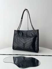 Uubags | Niki Shopping In Crinkled Vintage Leather Bag 33x27x11,5cm - 1