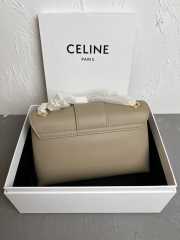 Uubags | Teen Celine Victoire Bag In Supple Calfskin Taupe 23.5x14x8cm - 5