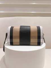 Uubags | Burberry Black Small Buckle House Check Bag 19.5x12x5cm - 4