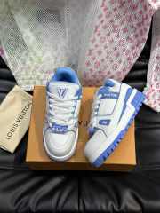 Uubags | Louis Vuitton Trainer Maxi Sneaker White Blue - 6