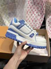 Uubags | Louis Vuitton Trainer Maxi Sneaker White Blue - 3