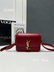 Uubags | YSL Solferino Small Satchel In Box Leather White 23x16x6cm - 1