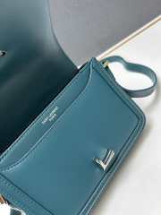 Uubags | YSL Solferino Small Satchel In Box Leather Ocean 23x16x6cm - 6