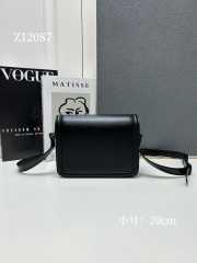 Uubags | YSL Solferino Small Satchel In Box Leather Black 23x16x6cm - 6