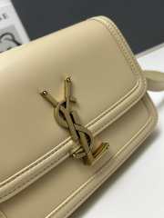 Uubags | YSL Solferino Small Satchel In Box Leather Beige 23x16x6cm - 4