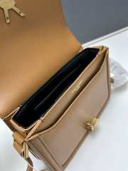 Uubags | YSL Solferino Small Satchel In Box Leather Tan 23x16x6cm - 5