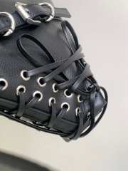 Uubags | Givenchy Voyou Bag In Corset Style Leather Black 40x27x6.5cm - 3