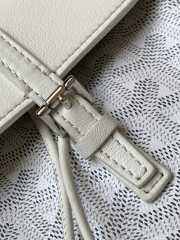 Uubags | Goyard Goyardine Calfskin Mini Alpin Backpack White 23x9.5x19cm - 5