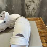 Uubags | Balenciaga HardCrocs mule in white rubber 11cm - 5