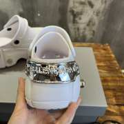 Uubags | Balenciaga HardCrocs mule in white rubber 11cm - 2