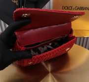 Uubags | Dolce & Gabbana Small Sicily Handbag In Red 18x11x6cm - 5