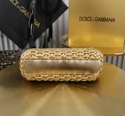 Uubags | Dolce & Gabbana Small Sicily Handbag In Gold 18x11x6cm - 4