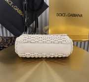 Uubags | Dolce & Gabbana Small Sicily Handbag In White 18x11x6cm - 5