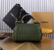 Uubags | Dolce & Gabbana Small Sicily Handbag In Green 18x11x6cm - 4