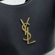 Uubags | YSL Mini Tote In Smooth Leather Black 29x19.5x10cm - 2