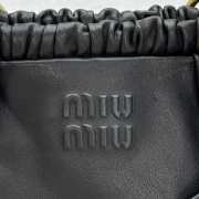 Uubags | Miu Miu From The Runway nappa leather bag in black 44x16x10.5cm - 2