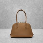 Uubags | Miu Miu leather handles bag and gold-tone hardware in cognac 33x13x21cm - 6